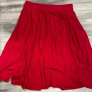 Solid red Lularoe Madison